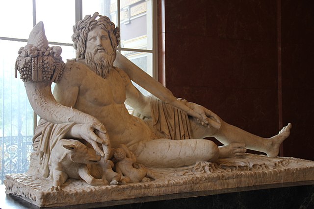 A statue of Romulus king of Rome